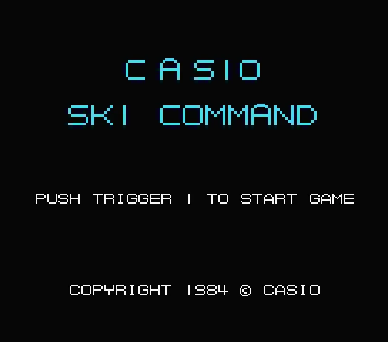 Backdrop artwork for Casio Ski Command