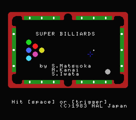 Backdrop artwork for Super Billiards