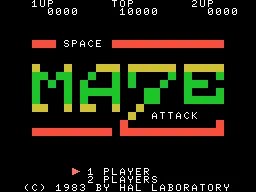 Backdrop artwork for Space Maze Attack