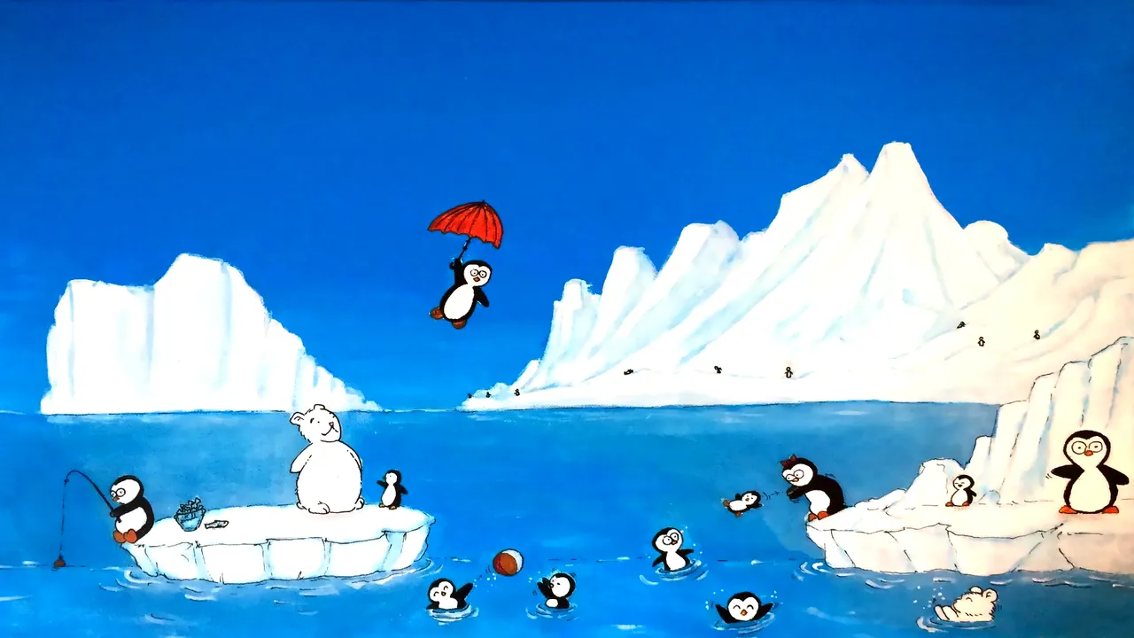 Backdrop artwork for Antarctic Adventure