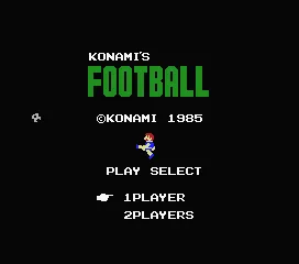 Konami's Football screenshot