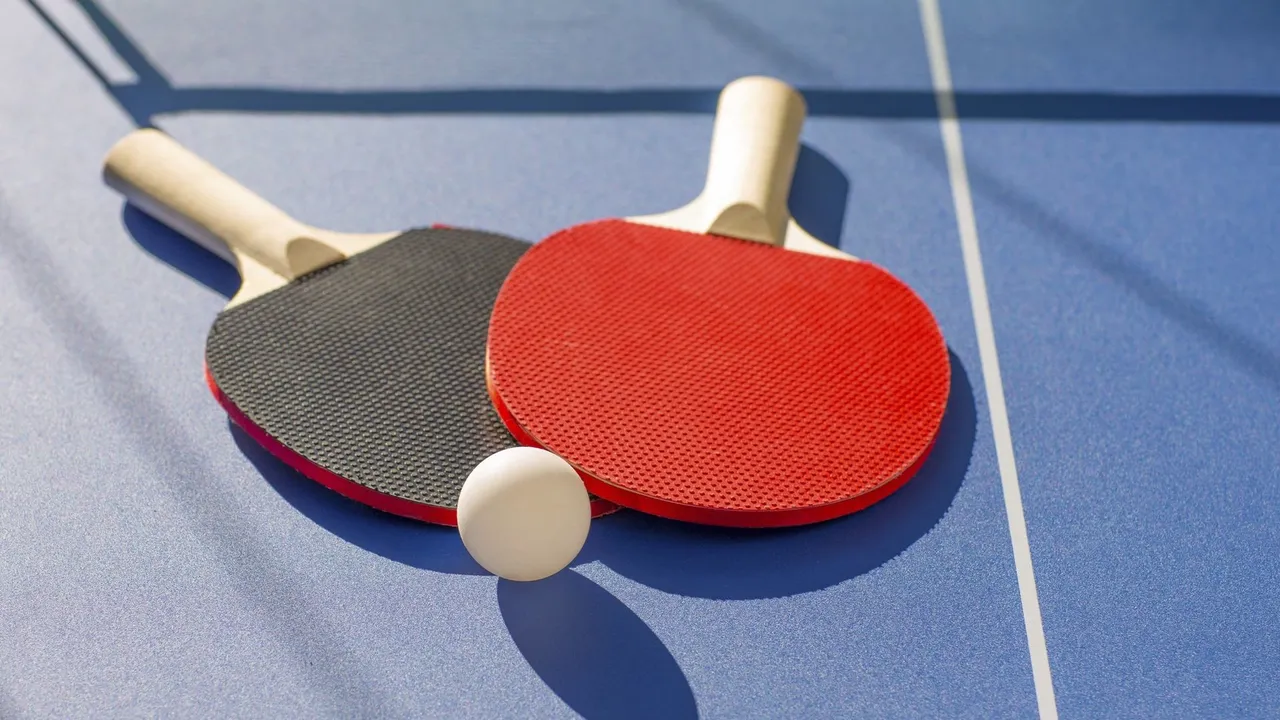 Backdrop artwork for Konami's Ping Pong