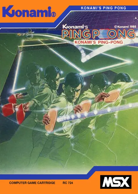 Konami's Ping Pong box art