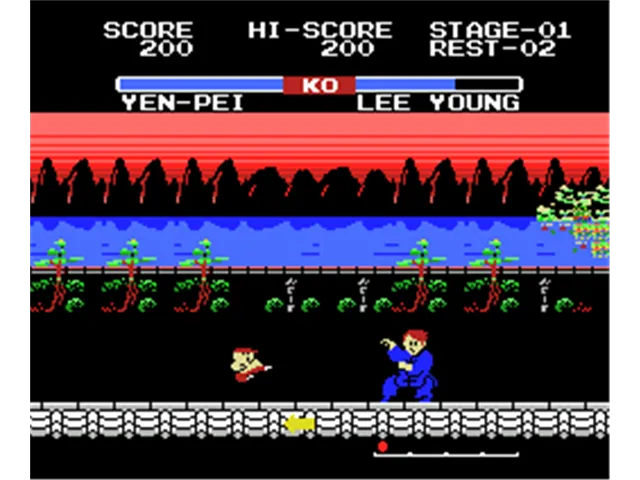 Yie Ar Kung-Fu II: The Emperor Yie-Gah screenshot