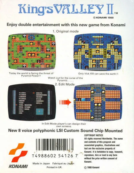 King's Valley II box back