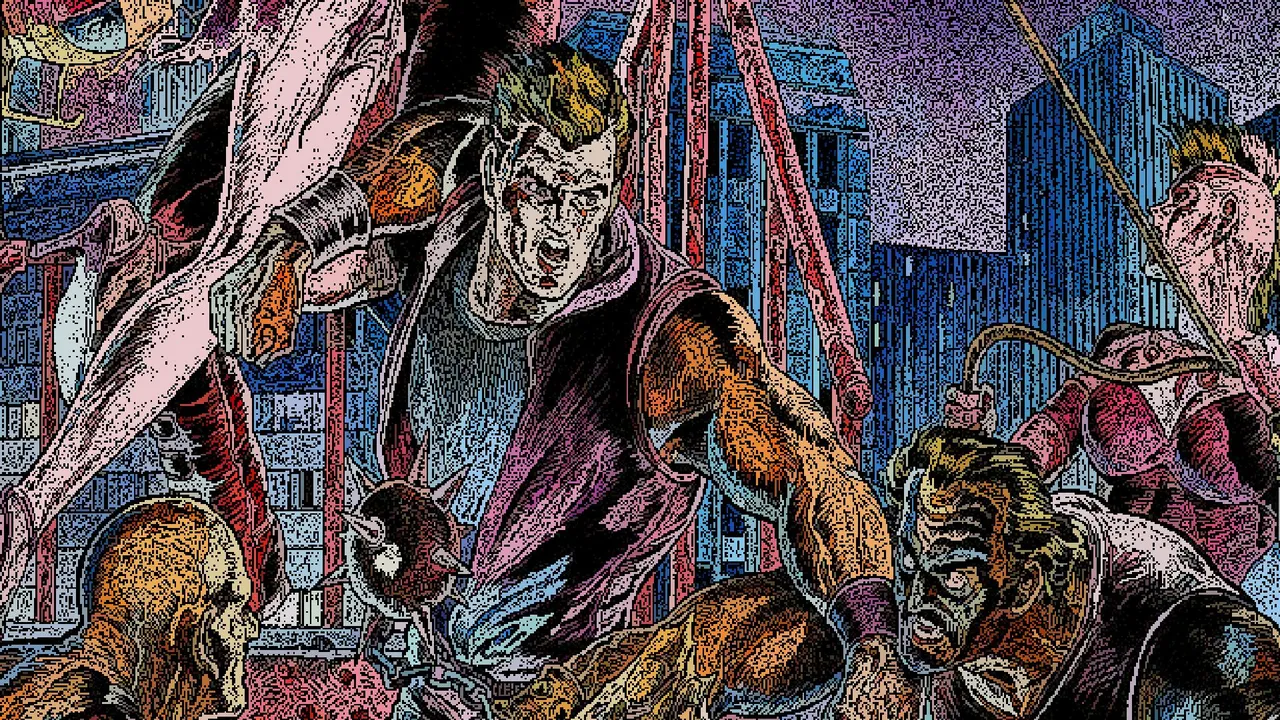Backdrop artwork for Double Dragon