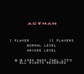 Backdrop artwork for Actman