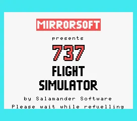 Backdrop artwork for 737 Flight Simulator