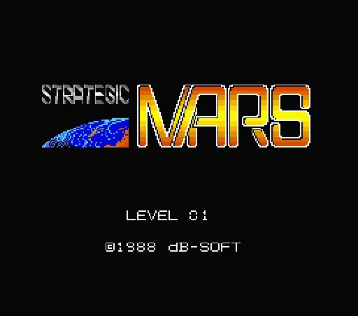 Strategic Mars title screen