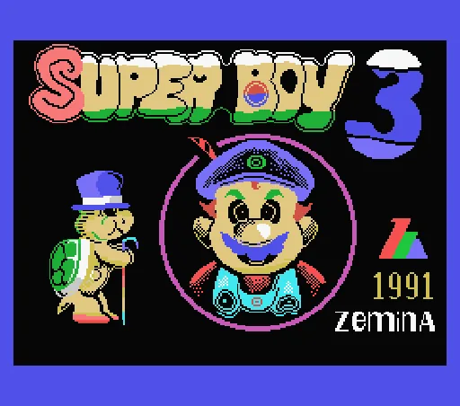 Super Boy 3 title screen