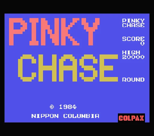 Pinky Chase title screen