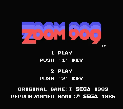 Zoom 909 title screen