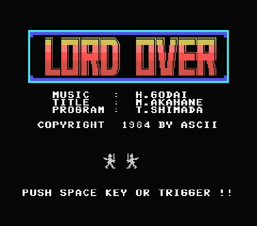 Lord Over title screen