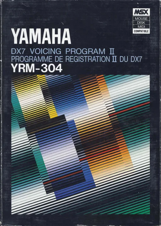 Backdrop artwork for DX7 Voicing Program