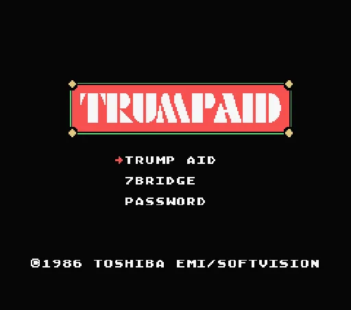 Trumpaid title screen
