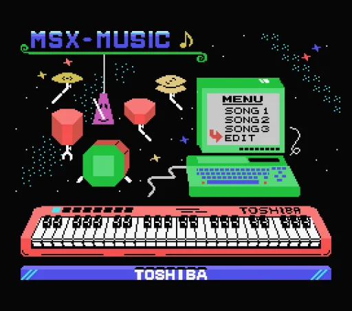 Backdrop artwork for MSX Audio (Japan) (FS-CA1)