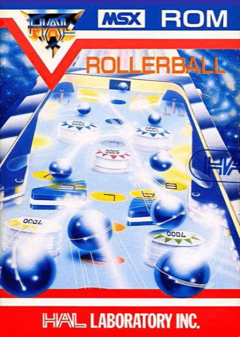 Rollerball cover art for Microsoft MSX