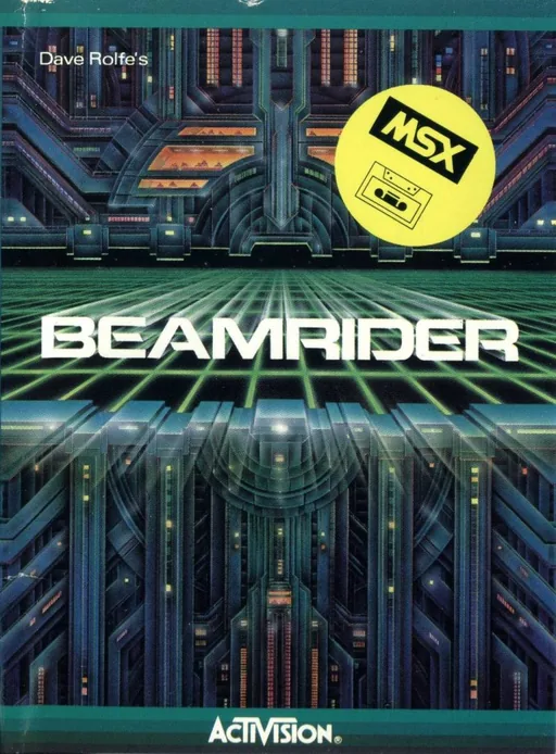 Beamrider cover art for Microsoft MSX