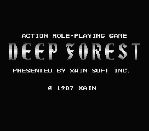 Deep Forest title screen