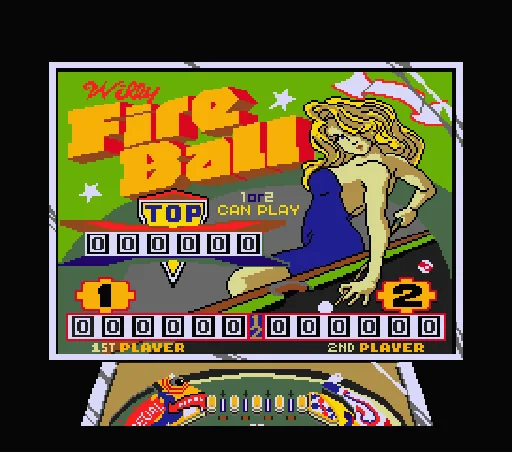 Fire Ball title screen