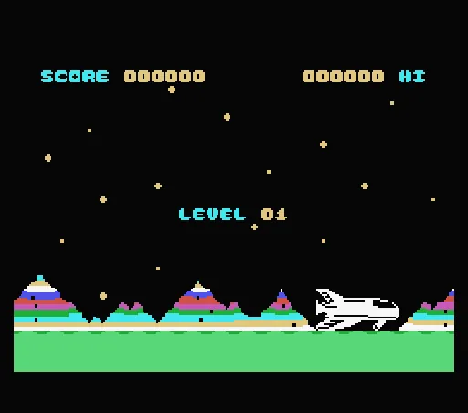 Space Walk title screen