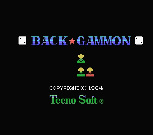 Back Gammon title screen