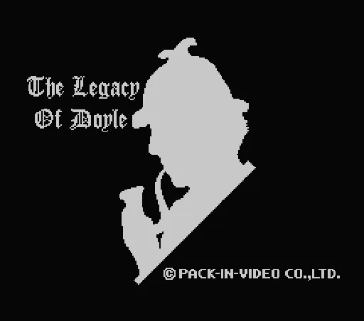 Young Sherlock - The Legacy of Doyle title screen