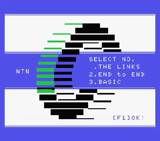 The Links title screen