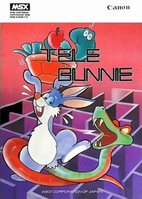 Tele Bunnie cover art for Microsoft MSX