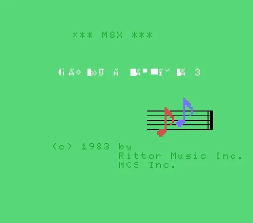 Music Harmonizer 3 title screen