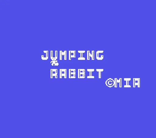Jumping Rabbit title screen