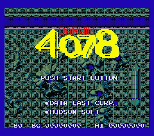 Darwin 4078 title screen