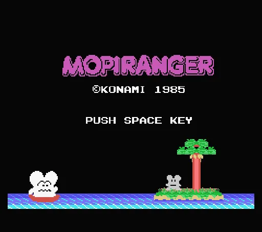 Mopiranger title screen