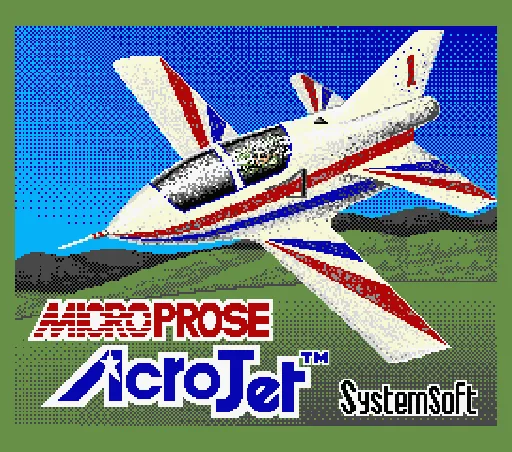 AcroJet title screen