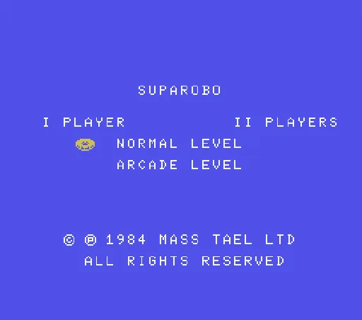 Suparobo title screen