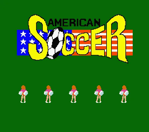 American Soccer title screen
