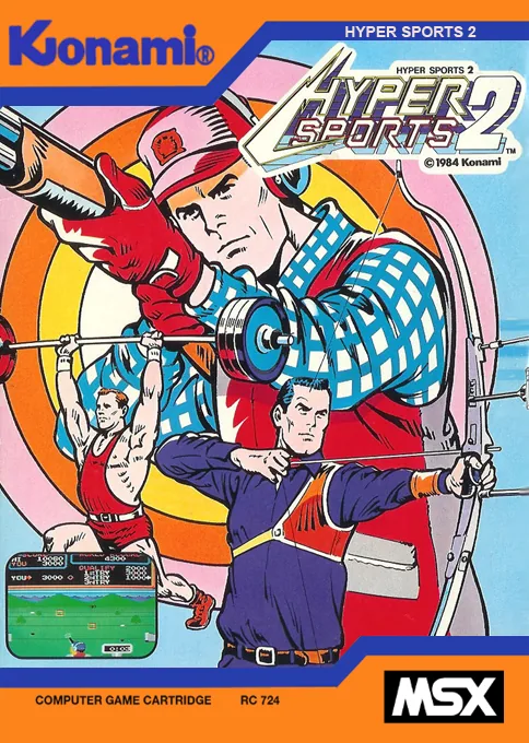 Backdrop artwork for Hyper Sports 2 (Japan) (Wii U Virtual Console)