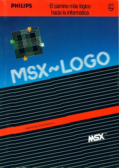 Backdrop artwork for MSX-Logo