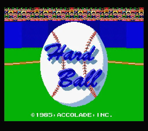 Hard Ball title screen