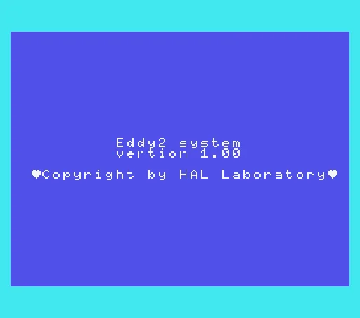 Eddy 2 title screen