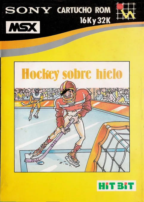 Hockey Sobre Hielo cover art for Microsoft MSX