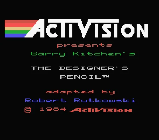 The Designer's Pencil title screen