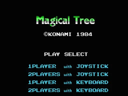 Magical Tree (Japan) (Wii U Virtual Console) title screen