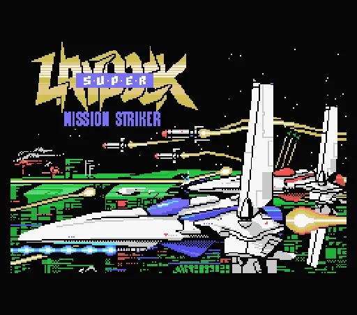Super Laydock: Mission Striker Network Version title screen