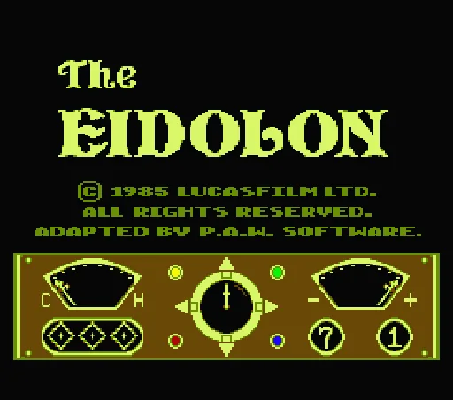 The Eidolon title screen