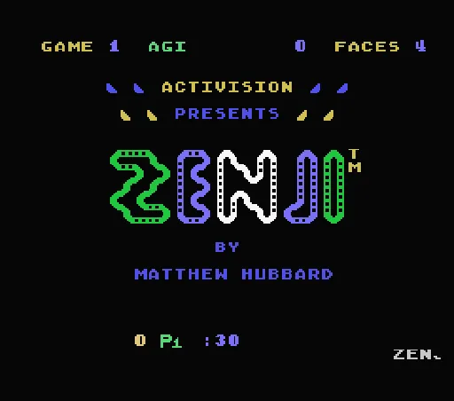 Zenji title screen