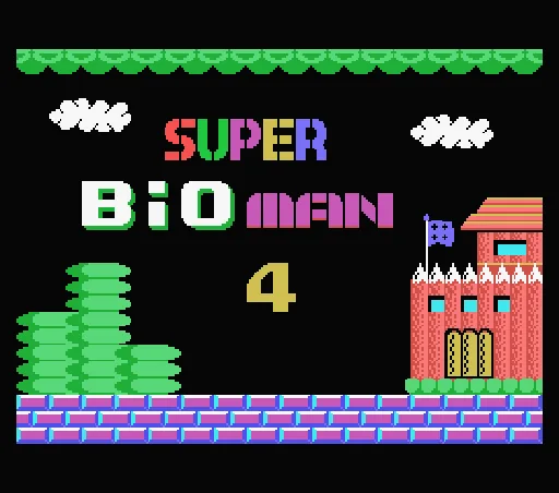 Super Bioman 4 title screen