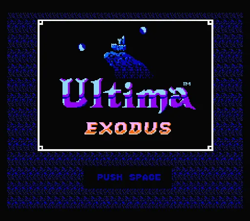 Ultima Exodus title screen