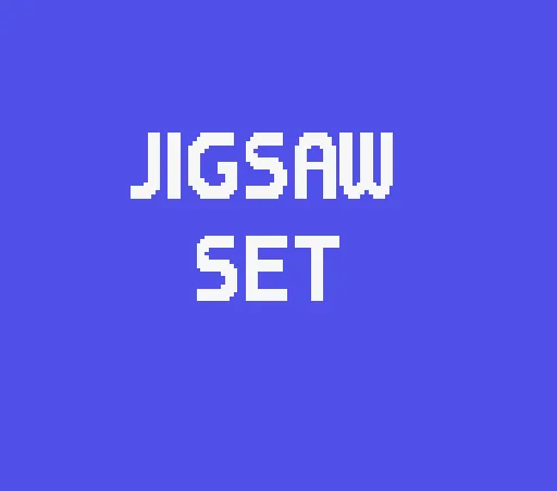 Jigsaw Set title screen