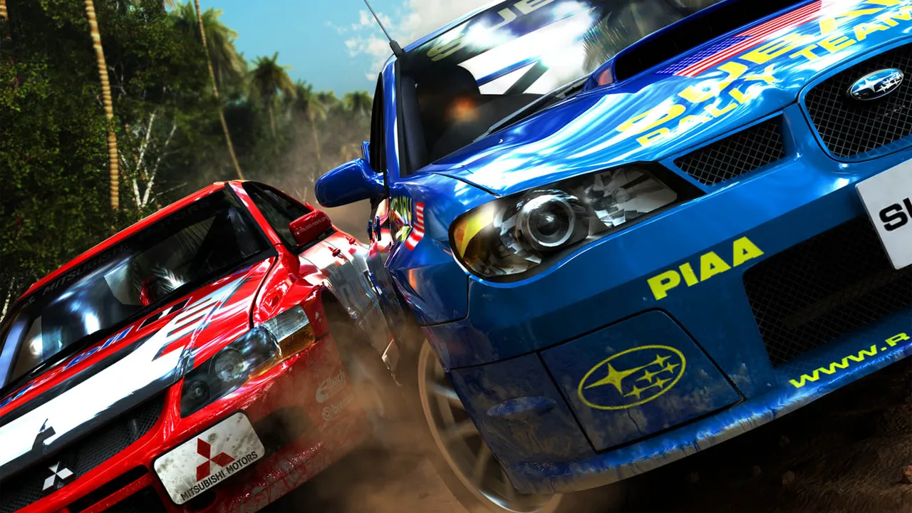 Backdrop artwork for Sega Rally Revo